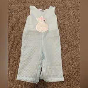 Lil Cactus 12-18m Easter bunny longalls